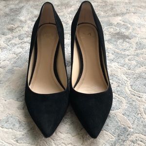 Marc Fisher black block heels.